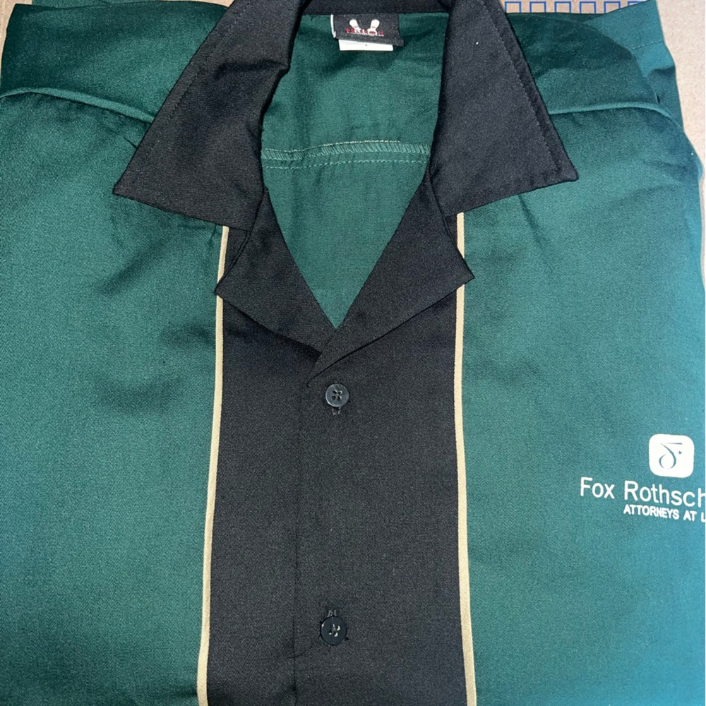 Bowling button up shirt size large